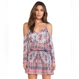 Blue life off the shoulder summer dress size XS